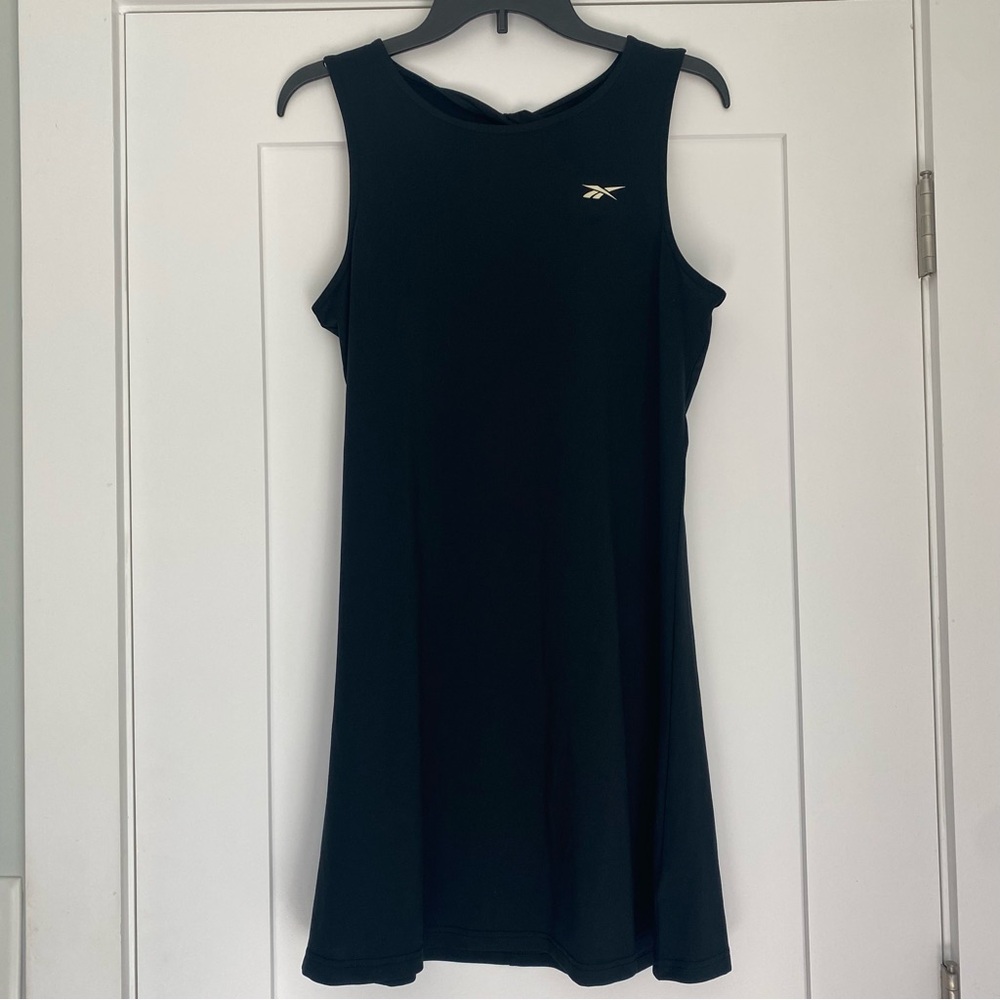 Women’s Reebok Black Sleeveless Athletic Tennis Dress